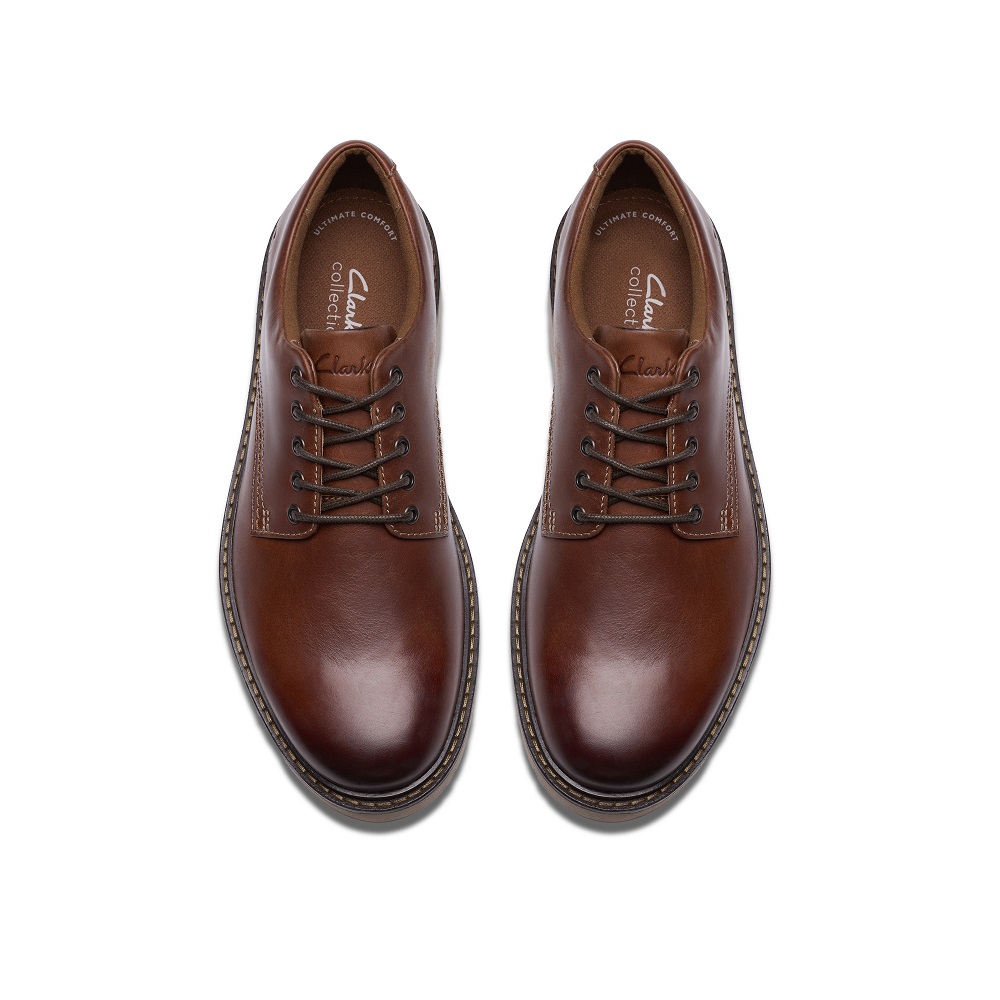 CLARKS</br>Clarks WELTRIDGE LOW Ανδρικά Δετά Παπούτσια Ταμπά Δέρμα CLARKS</br>Clarks WELTRIDGE LOW Ανδρικά Δετά Παπούτσια Ταμπά Δέρμα