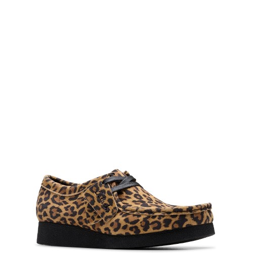 Clarks WALLABEE EVO SH Γυναικεία Casual Παπούτσια Leopard Suede Clarks WALLABEE EVO SH Γυναικεία Casual Παπούτσια Leopard Suede