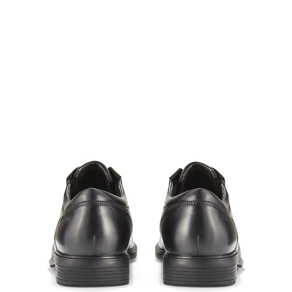 CLARKS</br>Clarks STEADWELL CAP Ανδρικά Δετά Παπούτσια Μαύρο Δέρμα CLARKS</br>Clarks STEADWELL CAP Ανδρικά Δετά Παπούτσια Μαύρο Δέρμα