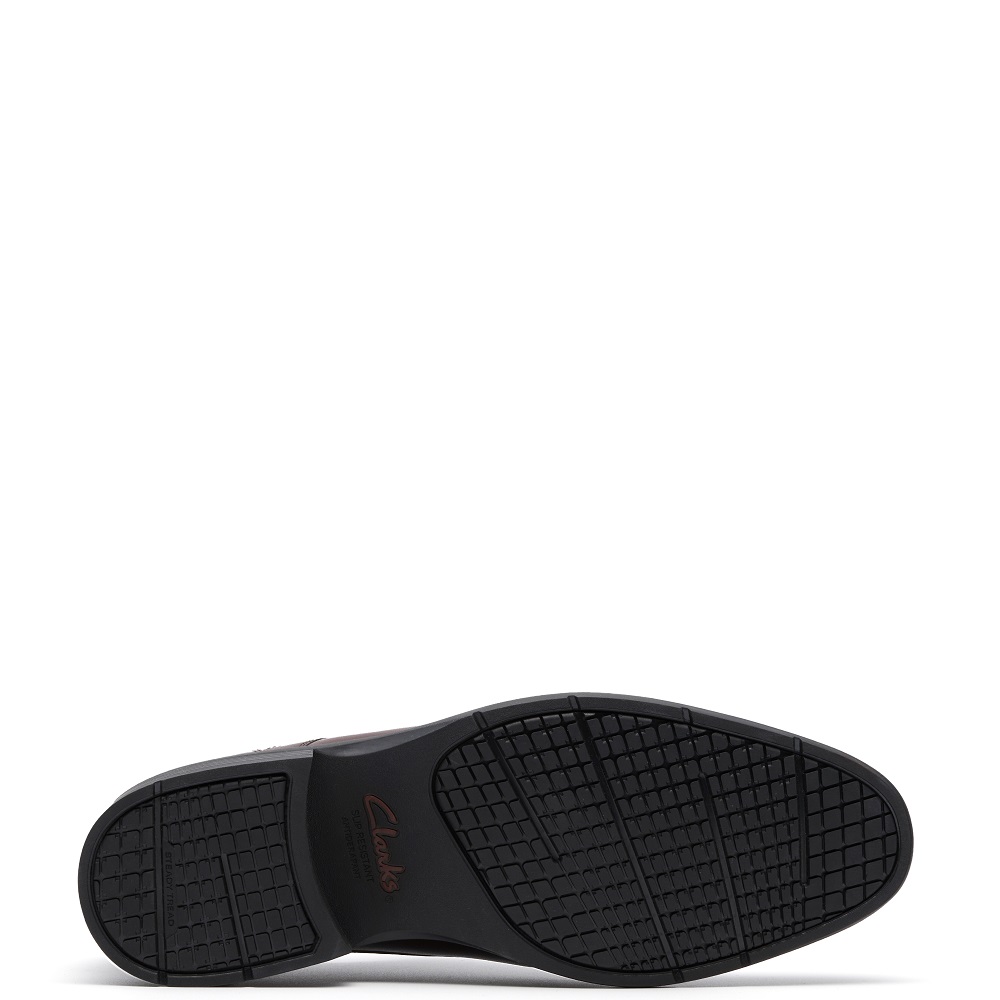 CLARKS</br>Clarks STEADWELL CAP Ανδρικά Δετά Παπούτσια Καφέ Δέρμα CLARKS</br>Clarks STEADWELL CAP Ανδρικά Δετά Παπούτσια Καφέ Δέρμα