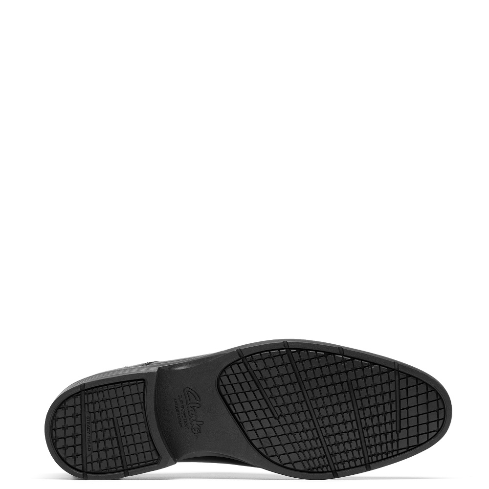 CLARKS</br>Clarks STEADWELL LACE Ανδρικά Δετά Παπούτσια Μαύρο Δέρμα CLARKS</br>Clarks STEADWELL LACE Ανδρικά Δετά Παπούτσια Μαύρο Δέρμα