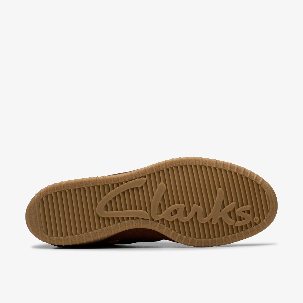 CLARKS</br>Clarks MERIDOR LO Γυναικεία Sneakers Καφέ Suede CLARKS</br>Clarks MERIDOR LO Γυναικεία Sneakers Καφέ Suede