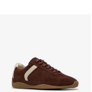 Clarks MERIDOR LO Γυναικεία Sneakers Καφέ Suede