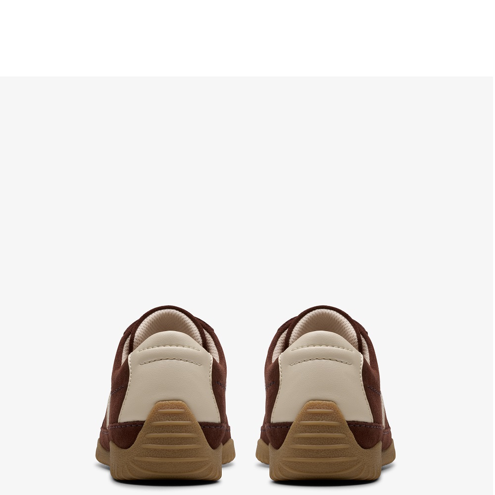 CLARKS</br>Clarks MERIDOR LO Γυναικεία Sneakers Καφέ Suede CLARKS</br>Clarks MERIDOR LO Γυναικεία Sneakers Καφέ Suede