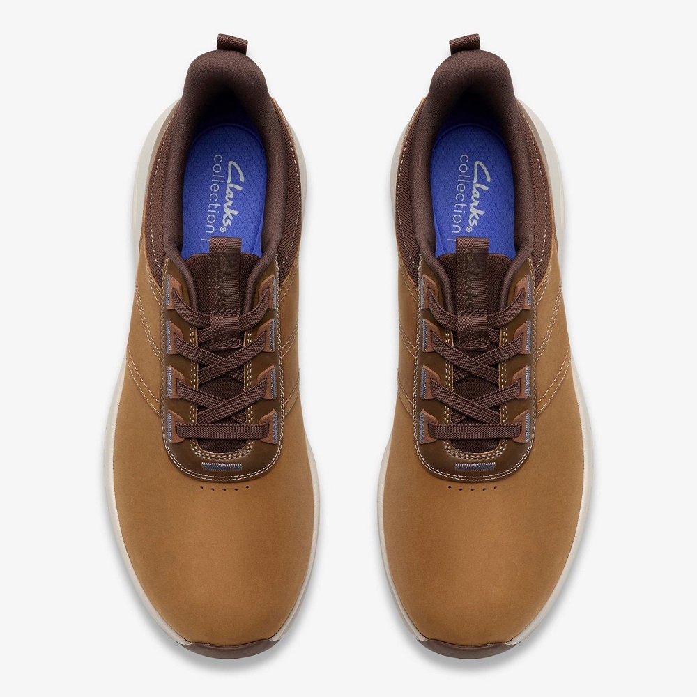 CLARKS</br>Clarks MOTION TREK LX Ανδρικά Sneakers Ταμπά Δέρμα CLARKS</br>Clarks MOTION TREK LX Ανδρικά Sneakers Ταμπά Δέρμα