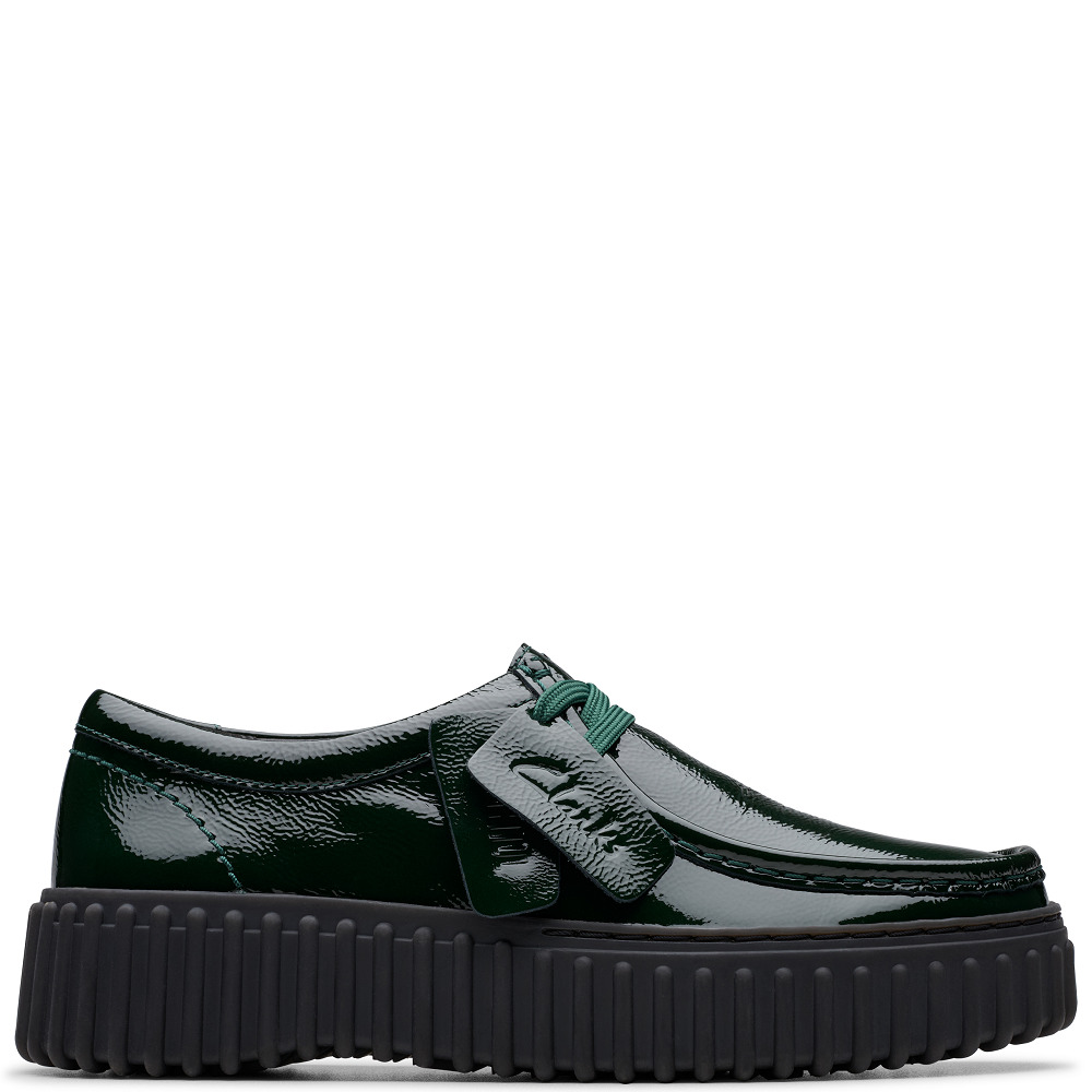 CLARKS</br>Clarks TORHILL BEE Γυναικεία Casual Παπούτσια Πράσινο Λουστρίνι CLARKS</br>Clarks TORHILL BEE Γυναικεία Casual Παπούτσια Πράσινο Λουστρίνι