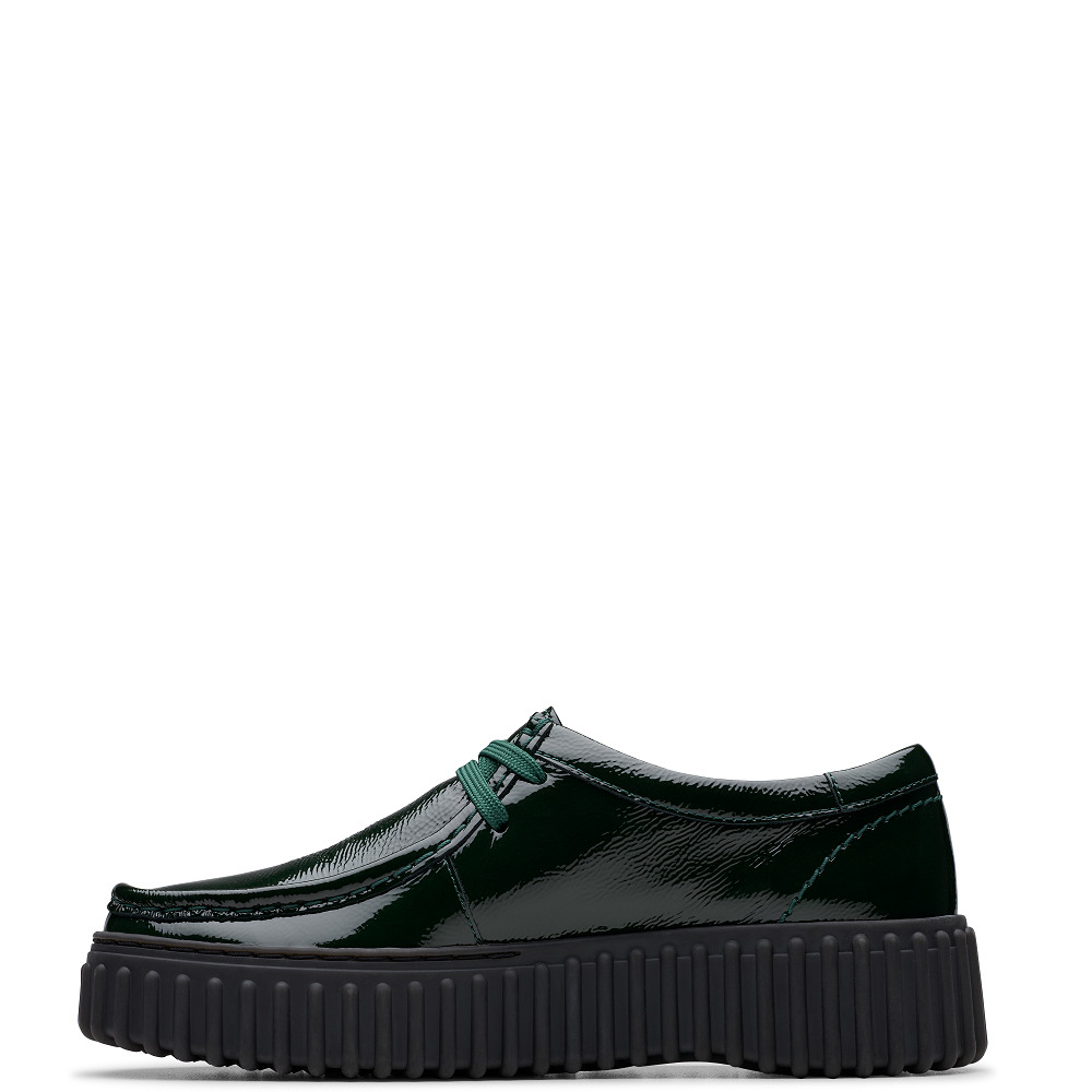 CLARKS</br>Clarks TORHILL BEE Γυναικεία Casual Παπούτσια Πράσινο Λουστρίνι CLARKS</br>Clarks TORHILL BEE Γυναικεία Casual Παπούτσια Πράσινο Λουστρίνι