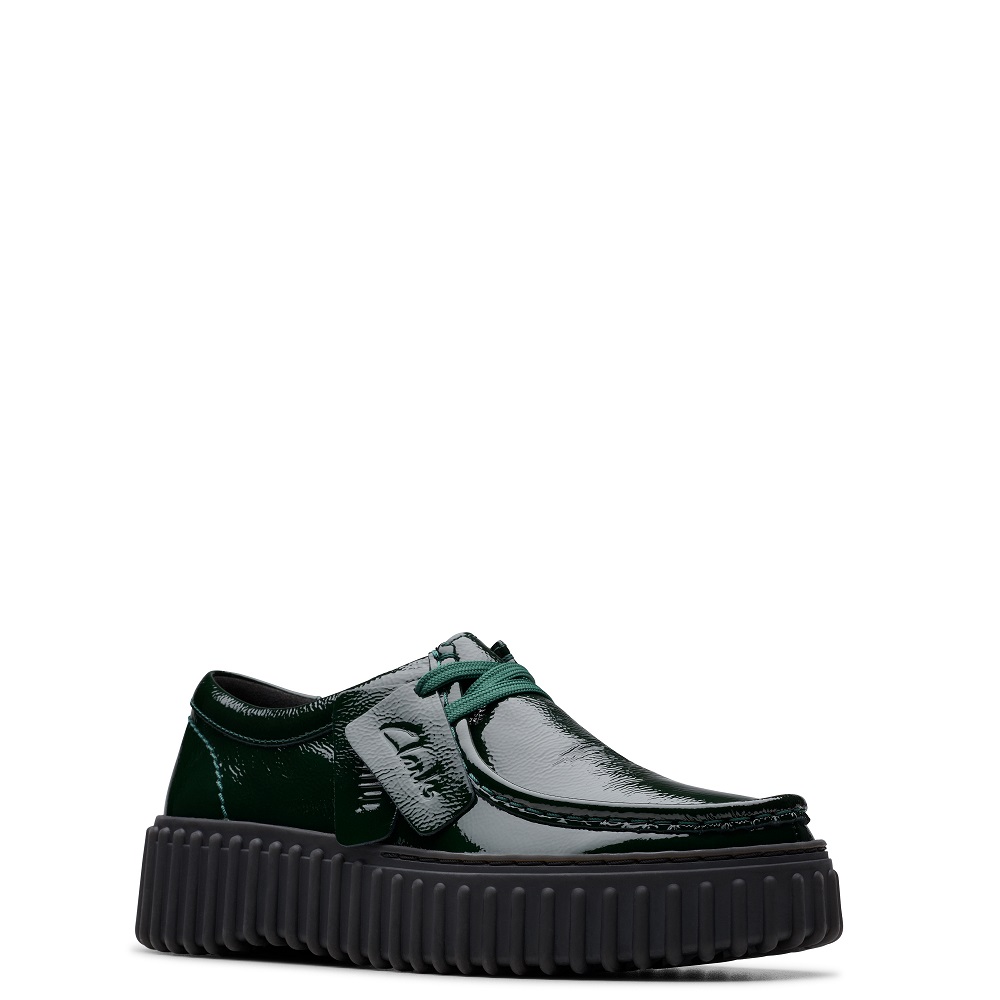 CLARKS</br>Clarks TORHILL BEE Γυναικεία Casual Παπούτσια Πράσινο Λουστρίνι CLARKS</br>Clarks TORHILL BEE Γυναικεία Casual Παπούτσια Πράσινο Λουστρίνι