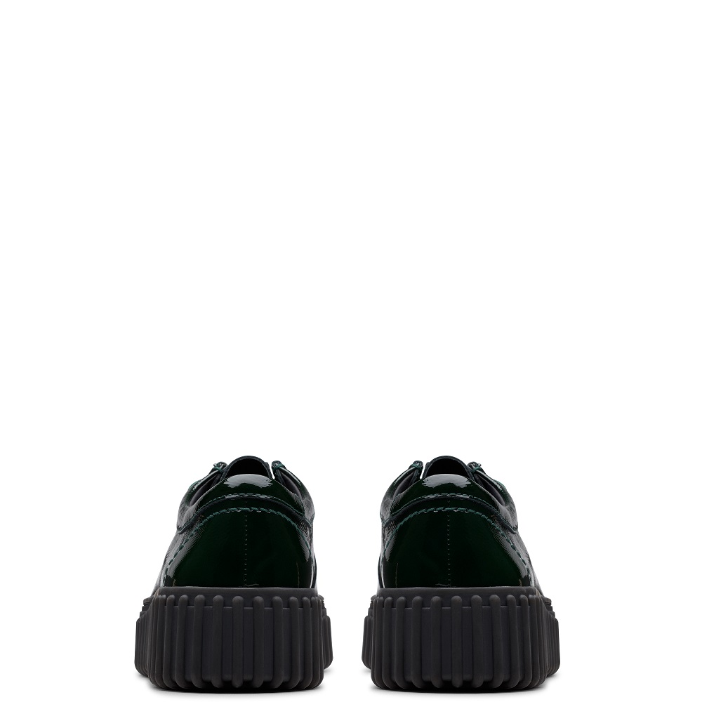 CLARKS</br>Clarks TORHILL BEE Γυναικεία Casual Παπούτσια Πράσινο Λουστρίνι CLARKS</br>Clarks TORHILL BEE Γυναικεία Casual Παπούτσια Πράσινο Λουστρίνι