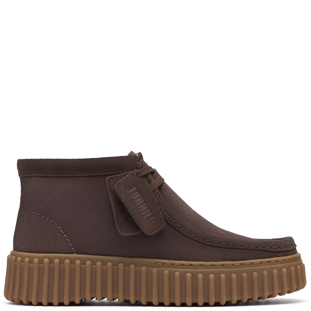 CLARKS</br>Clarks TORHILL MOSS Γυναικεία Μποτάκια Καφέ Suede CLARKS</br>Clarks TORHILL MOSS Γυναικεία Μποτάκια Καφέ Suede