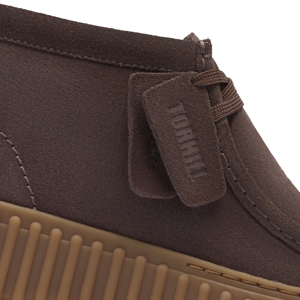 CLARKS</br>Clarks TORHILL MOSS Γυναικεία Μποτάκια Καφέ Suede CLARKS</br>Clarks TORHILL MOSS Γυναικεία Μποτάκια Καφέ Suede