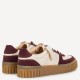 CLARKS</br>Clarks MAYHILL LACE Γυναικεία Sneakers Εκρού/Μπορντό Δέρμα CLARKS</br>Clarks MAYHILL LACE Γυναικεία Sneakers Εκρού/Μπορντό Δέρμα