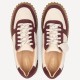 CLARKS</br>Clarks MAYHILL LACE Γυναικεία Sneakers Εκρού/Μπορντό Δέρμα CLARKS</br>Clarks MAYHILL LACE Γυναικεία Sneakers Εκρού/Μπορντό Δέρμα