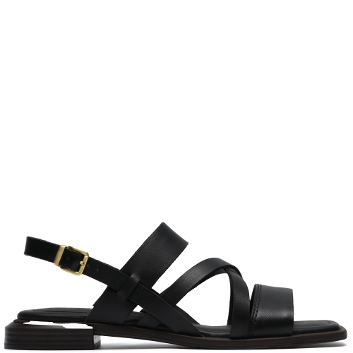 Clarks ARIANY STRAP Γυναικεία Σανδάλια Μαύρο Δέρμα