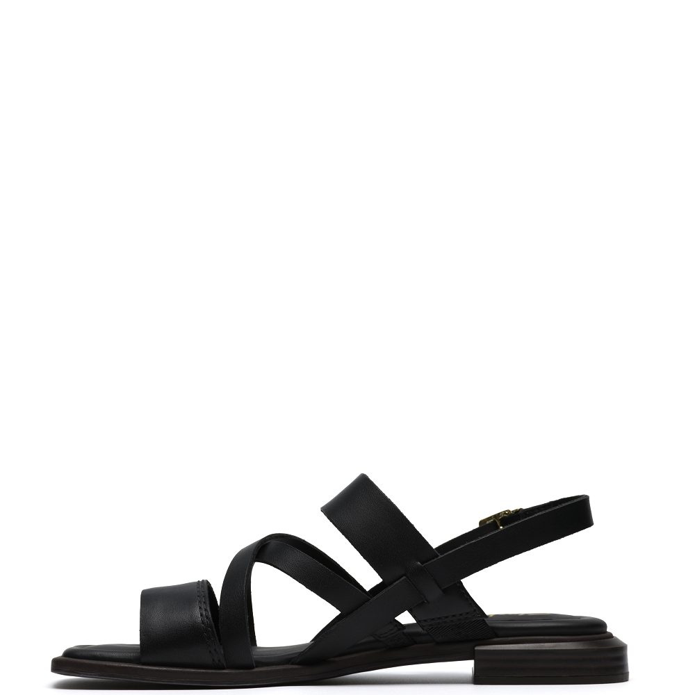 CLARKS</br>Clarks ARIANY STRAP Γυναικεία Σανδάλια Μαύρο Δέρμα