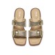 CLARKS</br>Clarks ARIANY BAY Γυναικεία Mules Χρυσό Δέρμα