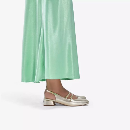 Clarks DAISS30 DAZZ Γυναικεία Sligback Χρυσό Δέρμα Clarks DAISS30 DAZZ Γυναικεία Sligback Χρυσό Δέρμα