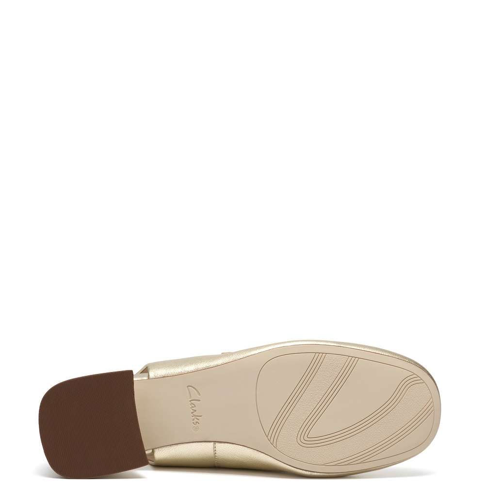 CLARKS</br>Clarks DAISS30 DAZZ Γυναικεία Sligback Χρυσό Δέρμα CLARKS</br>Clarks DAISS30 DAZZ Γυναικεία Sligback Χρυσό Δέρμα