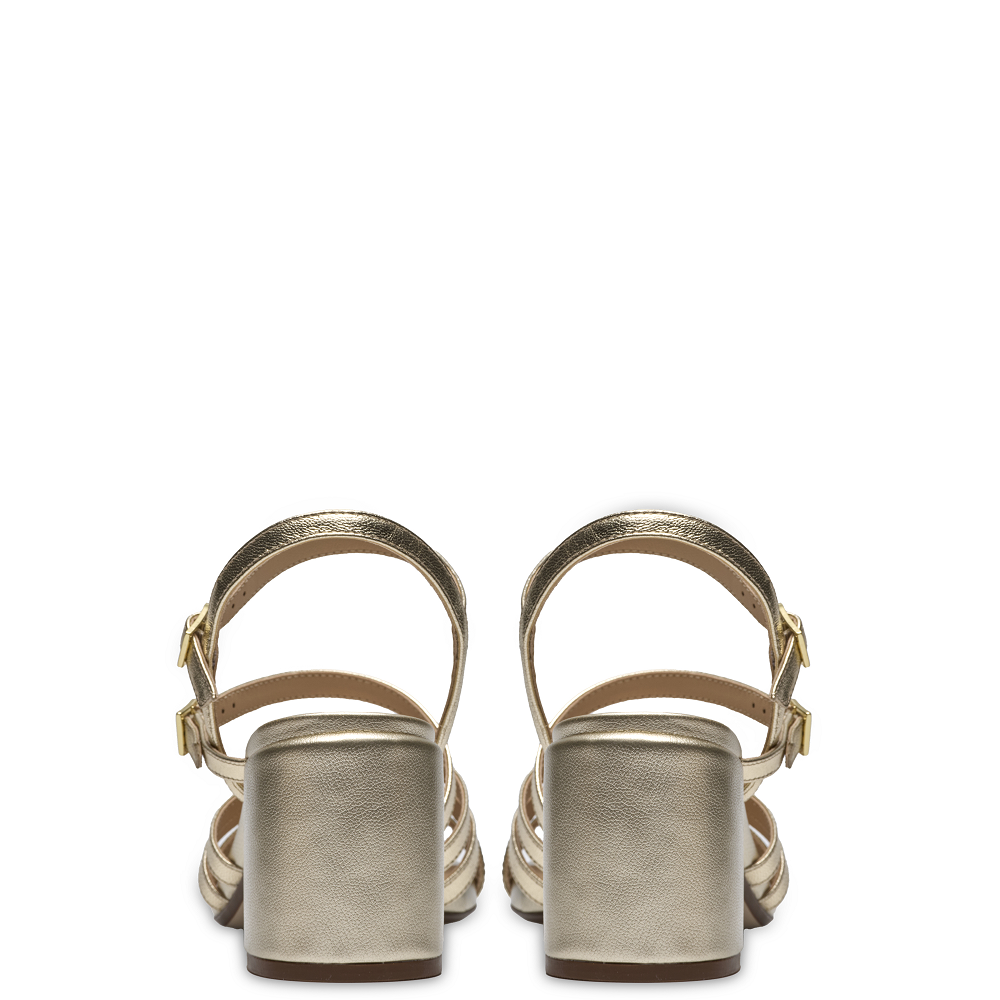 CLARKS</br>Clarks EZORIA STRAP Γυναικεία Πέδιλα Χρυσό Δέρμα