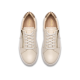 CLARKS</br>Clarks HOLLYROSE ZIP Γυναικεία Sneakers Εκρού Πολύχρωμο Δέρμα