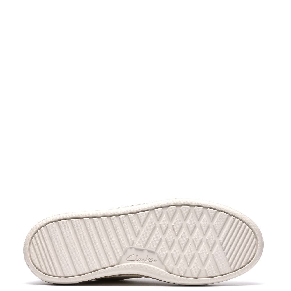 CLARKS</br>Clarks HOLLYROSE ZIP Γυναικεία Sneakers Χρυσό Δέρμα