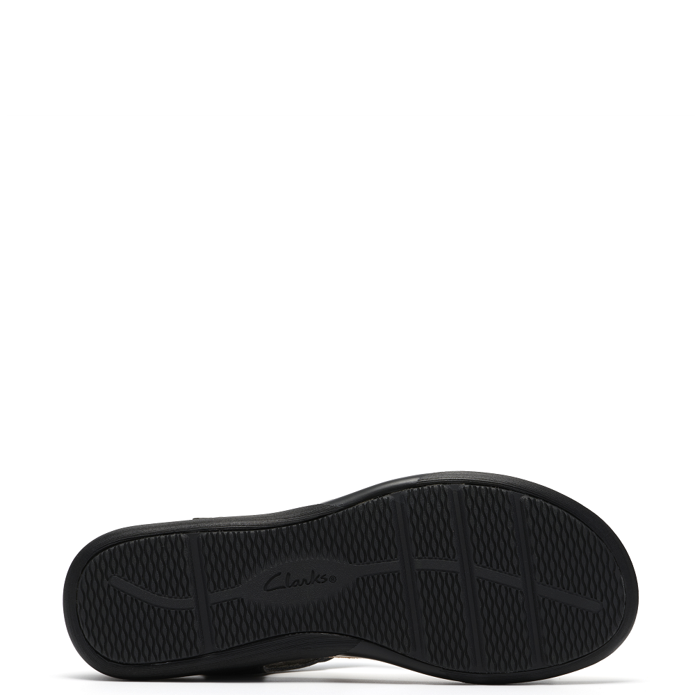 CLARKS</br>Clarks KITLY GEM Γυναικεία Σανδάλια Μαύρο Δέρμα