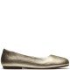 CLARKS</br>Clarks LIVIA LILY Γυναικείες Μπαλαρίνες Χρυσό Δέρμα