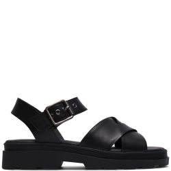 CLARKS</br>Clarks ORINOCO3 CROSS Γυναικεία Σανδάλια Μαύρο Δέρμα