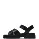 CLARKS</br>Clarks ORINOCO3 CROSS Γυναικεία Σανδάλια Μαύρο Δέρμα