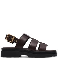 Clarks ORINOCO3 STRAP Γυναικεία Σανδάλια Καφέ Δέρμα