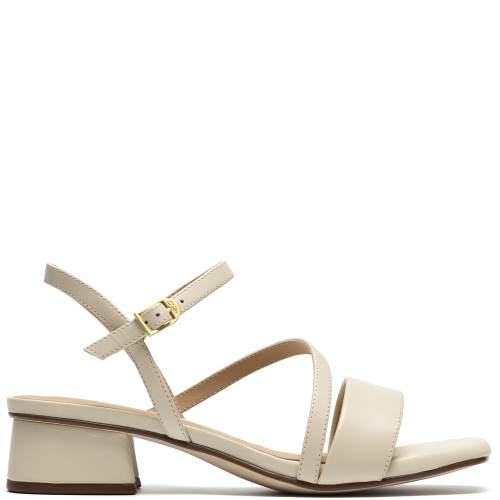 Clarks SERINA35 STRAP Γυναικεία Πέδιλα Εκρού Δέρμα