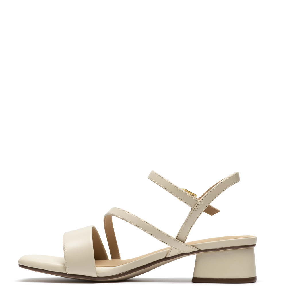 CLARKS</br>Clarks SERINA35 STRAP Γυναικεία Πέδιλα Εκρού Δέρμα