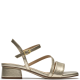 CLARKS</br>Clarks SERINA35 STRAP Γυναικεία Πέδιλα Χρυσό Δέρμα