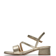 CLARKS</br>Clarks SERINA35 STRAP Γυναικεία Πέδιλα Χρυσό Δέρμα