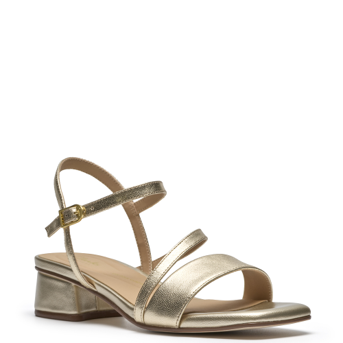 Clarks SERINA35 STRAP Γυναικεία Πέδιλα Χρυσό Δέρμα