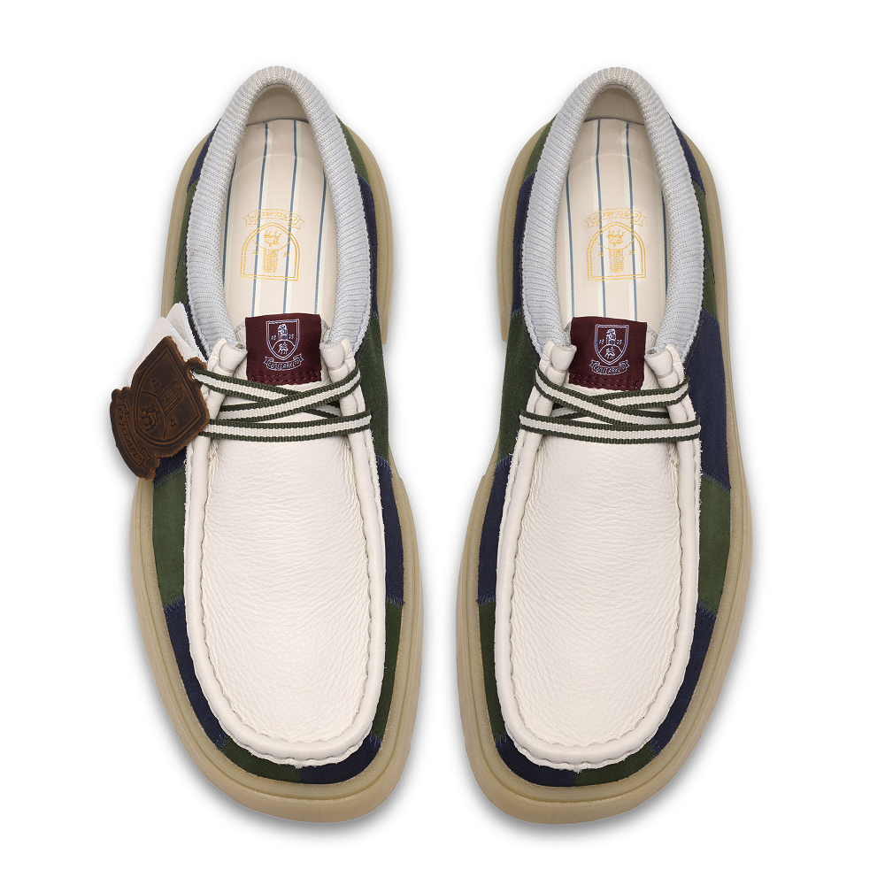 CLARKS</br>Clarks TORVIEW Ανδρικά Δετά Παπούτσια Μπλε/Λευκό Δέρμα/Suede