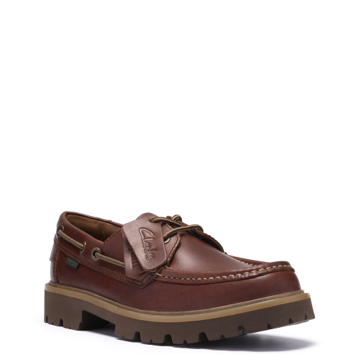 Clarks CLEYHILL BOAT Ανδρικά Boat-shoes/Ιστιοπλοϊκά Καφέ Δέρμα Clarks CLEYHILL BOAT Ανδρικά Boat-shoes/Ιστιοπλοϊκά Καφέ Δέρμα