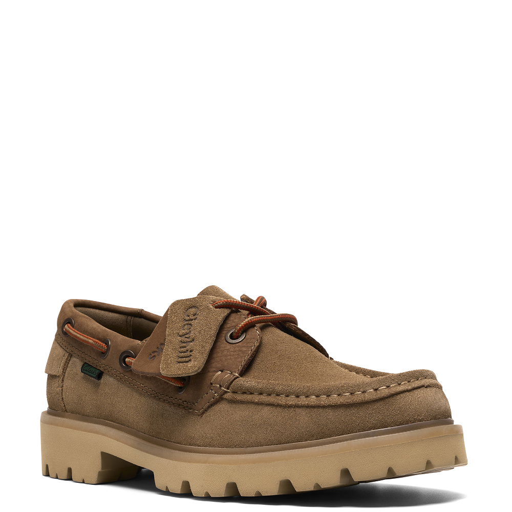 CLARKS</br>Clarks CLEYHILL BOAT Ανδρικά Boat-shoes/Ιστιοπλοϊκά Μπεζ Suede
