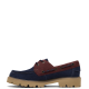 CLARKS</br>Clarks CLEYHILL BOAT Ανδρικά Boat-shoes/Ιστιοπλοϊκά Μπλε/Μπορντώ Suede
