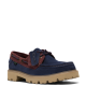 CLARKS</br>Clarks CLEYHILL BOAT Ανδρικά Boat-shoes/Ιστιοπλοϊκά Μπλε/Μπορντώ Suede