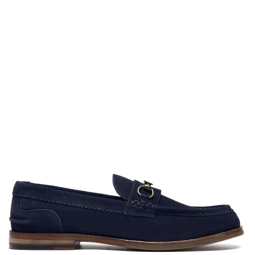 Clarks CRAFT JAMES LT Ανδρικά Μοκασίνια/Loafers Μπλε Suede
