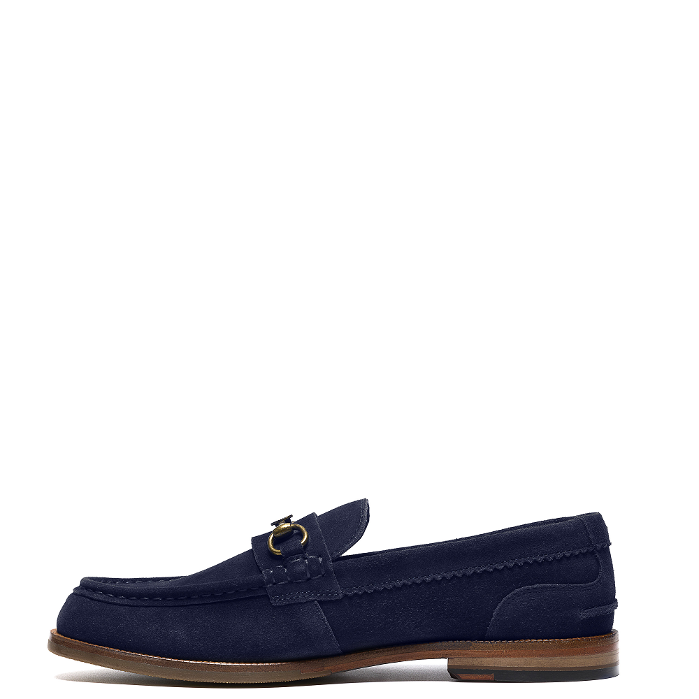 CLARKS</br>Clarks CRAFT JAMES LT Ανδρικά Μοκασίνια/Loafers Μπλε Suede