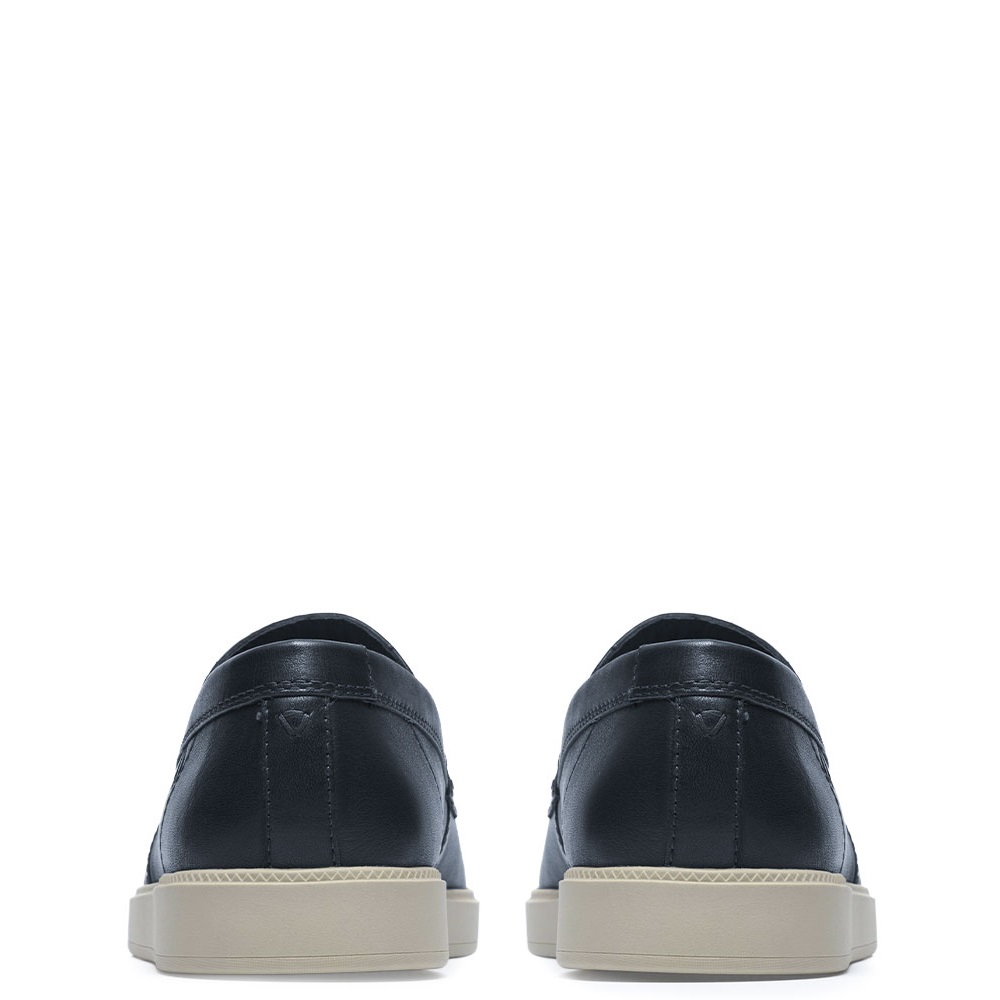 CLARKS</br>Clarks LOCKFORD EASY Ανδρικά Μοκασίνια/Loafers Μπλε Δέρμα