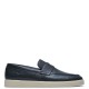 CLARKS</br>Clarks LOCKFORD EASY Ανδρικά Μοκασίνια/Loafers Μπλε Δέρμα