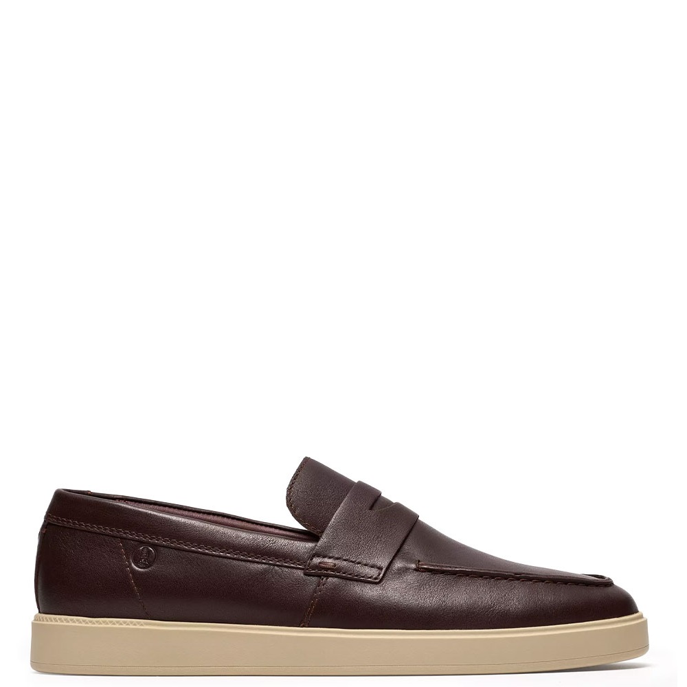 CLARKS</br>Clarks LOCKFORD EASY Ανδρικά Μοκασίνια/Loafers Καφέ Δέρμα