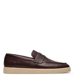 CLARKS</br>Clarks LOCKFORD EASY Ανδρικά Μοκασίνια/Loafers Καφέ Δέρμα