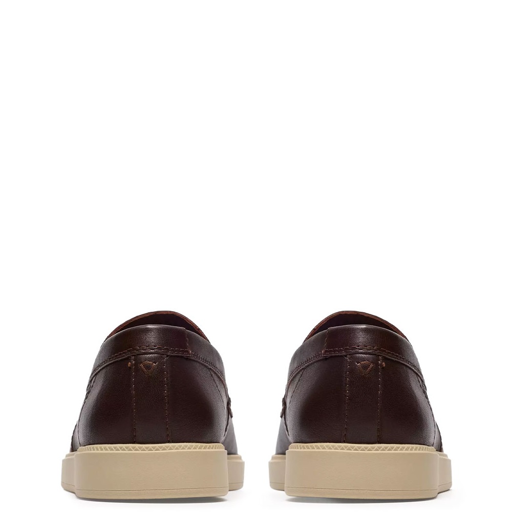 CLARKS</br>Clarks LOCKFORD EASY Ανδρικά Μοκασίνια/Loafers Καφέ Δέρμα