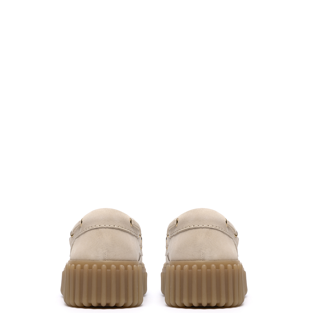 CLARKS</br>Clarks TORHILL BOAT Γυναικεία Ιστιοπλοϊκά Παπούτσια Εκρού Nubuck 