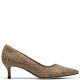 CLARKS</br>Clarks ZAREY COURT Γυναικείες Γόβες Μπεζ Animal Suede