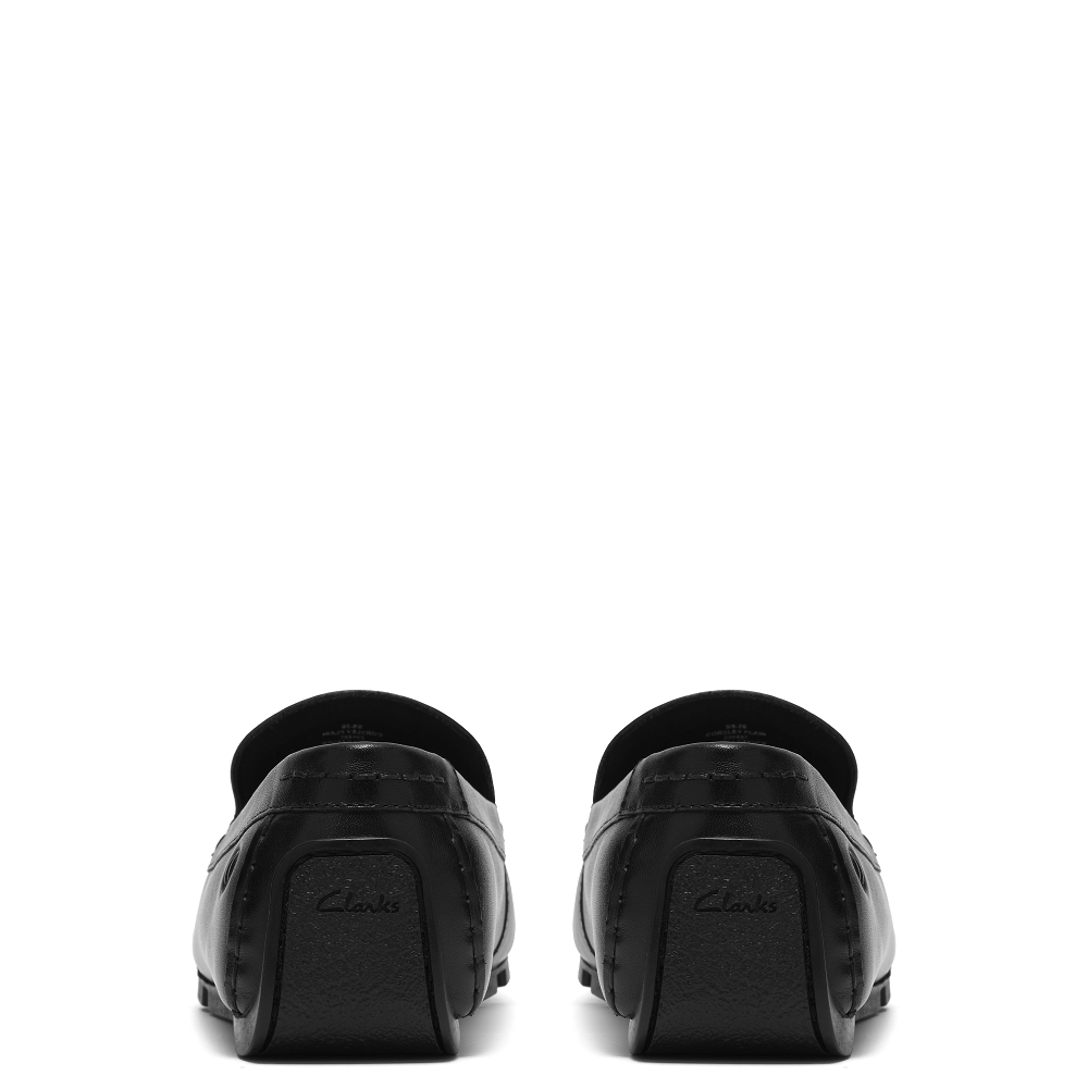 CLARKS</br>Clarks CORSLEY PLAIN Ανδρικά Μοκασίνια/Loafers Μαύρο Δέρμα
